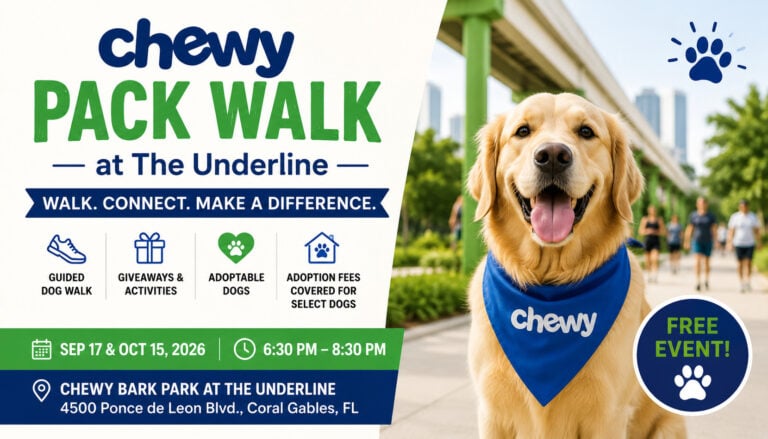 Chewy Pack Walk at The Underline