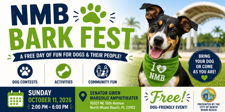 NMB Bark Fest 2026 dog event in North Miami Beach Florida