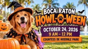 Boca Raton Howl-O-Ween 2026 dog Halloween event at Countess de Hoernle Park