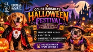 Count Barkula’s Halloween Festival 2026 at the Humane Society of Broward County in Fort Lauderdale