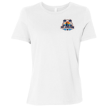 Explore more together ladies tee, front - white