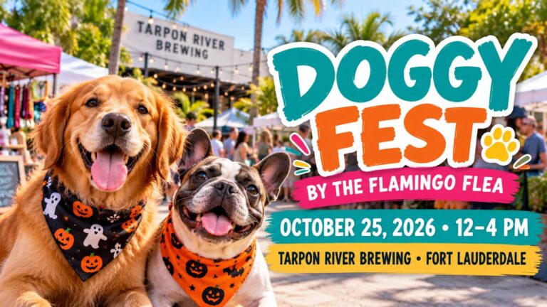 Doggy Fest by The Flamingo Flea at Tarpon River Brewing in Fort Lauderdale