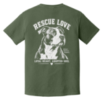 Rescue Love Vintage Tee Hemp - Back